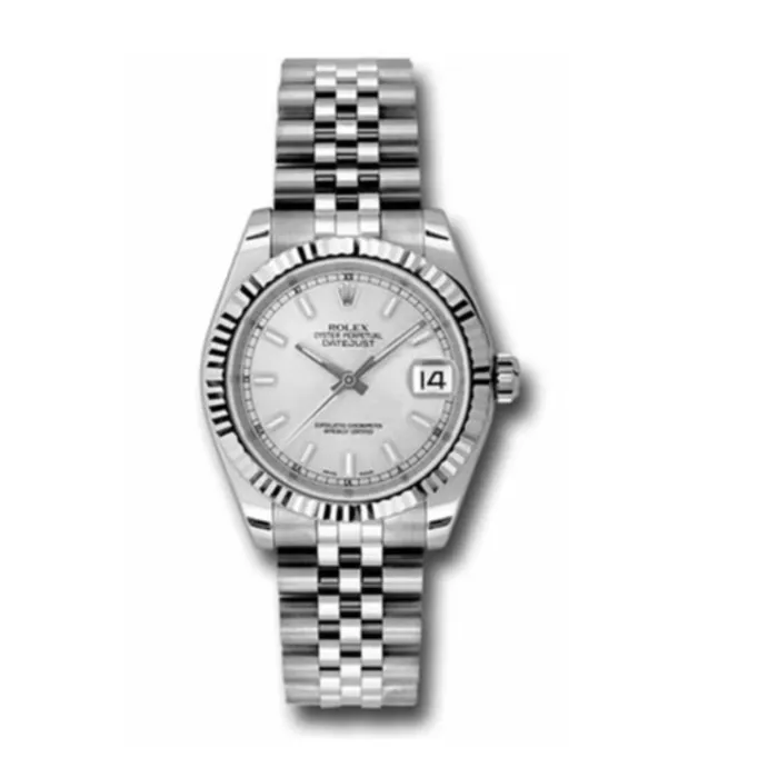 Rolex Bracelets Rolex Datejust 31mm Ref 1782740009 Silver Stick Dial Stainless Steel Jubilee Bracelet Womens Watch Rolex Bracelets Rolex Datejust 31mm Ref 1782740009 Silver Stick Dial Stainless Steel Jubilee Bracelet Womens Watch