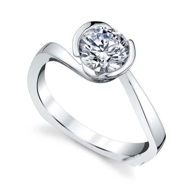 GB Rings 250 Ct Sparkling Brilliant Cut Solitaire Natural Earth Mined Diamond Ring GB Rings 250 Ct Sparkling Brilliant Cut Solitaire Natural Earth Mined Diamond Ring