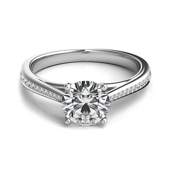 HarryChadEntcom Brilliant Cut 290 Ct Natural Earth Mined Diamonds Women Engagement Ring White Gold 14K Rings HarryChadEntcom Brilliant Cut 290 Ct Natural Earth Mined Diamonds Women Engagement Ring White Gold 14K Rings