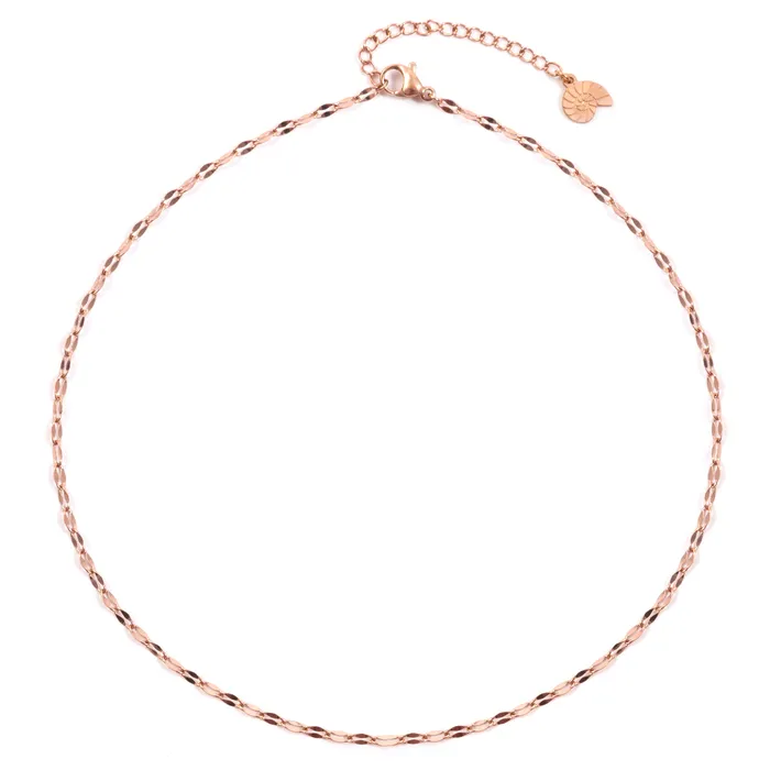 Hey Happiness Earrings Delicate Choker Rose Gold