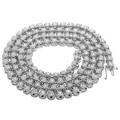 Necklaces 20 Carat Natural Earth Mined Diamond Tennis Necklace For Special Occasions GB Necklaces 20 Carat Natural Earth Mined Diamond Tennis Necklace For Special Occasions GB