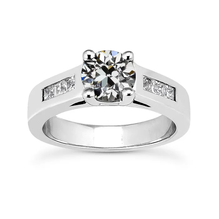 Princess Round Old Miner Genuine Natural Earth Mined Diamond Ring Channel Set 275 Carats HarryChadEntcom Rings Princess Round Old Miner Genuine Natural Earth Mined Diamond Ring Channel Set 275 Carats HarryChadEntcom Rings