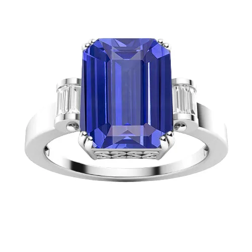 Rings 3 Stone Blue Sapphire Emerald Ring 3 Carats Bar Set Baguette Natural Earth Mined Diamonds HarryChadEntcom Rings 3 Stone Blue Sapphire Emerald Ring 3 Carats Bar Set Baguette Natural Earth Mined Diamonds HarryChadEntcom