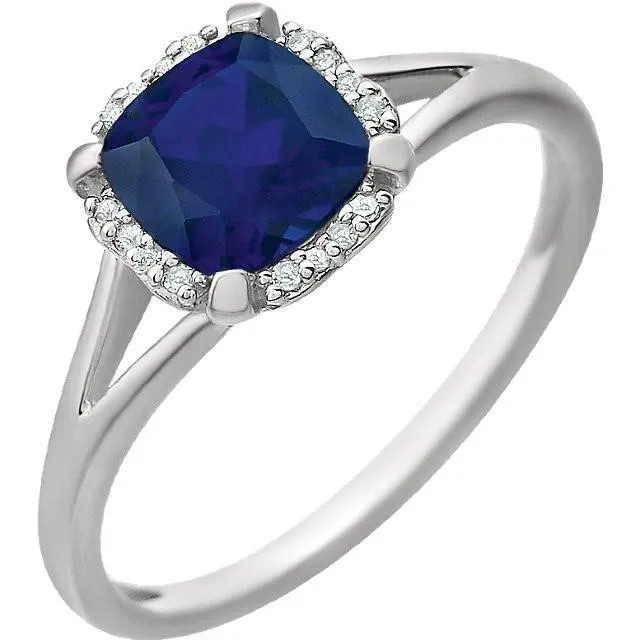 Rings GB Solitaire With Accents 250 Ct Sri Lankan Sapphire And Natural Earth Mined Diamonds Ring Rings GB Solitaire With Accents 250 Ct Sri Lankan Sapphire And Natural Earth Mined Diamonds Ring