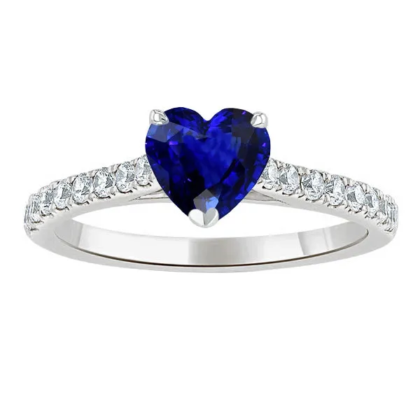 Rings HarryChadEntcom Round Natural Earth Mined Diamond Sapphire Ring Heart Cut Cathedral Setting 250 Carats Rings HarryChadEntcom Round Natural Earth Mined Diamond Sapphire Ring Heart Cut Cathedral Setting 250 Carats