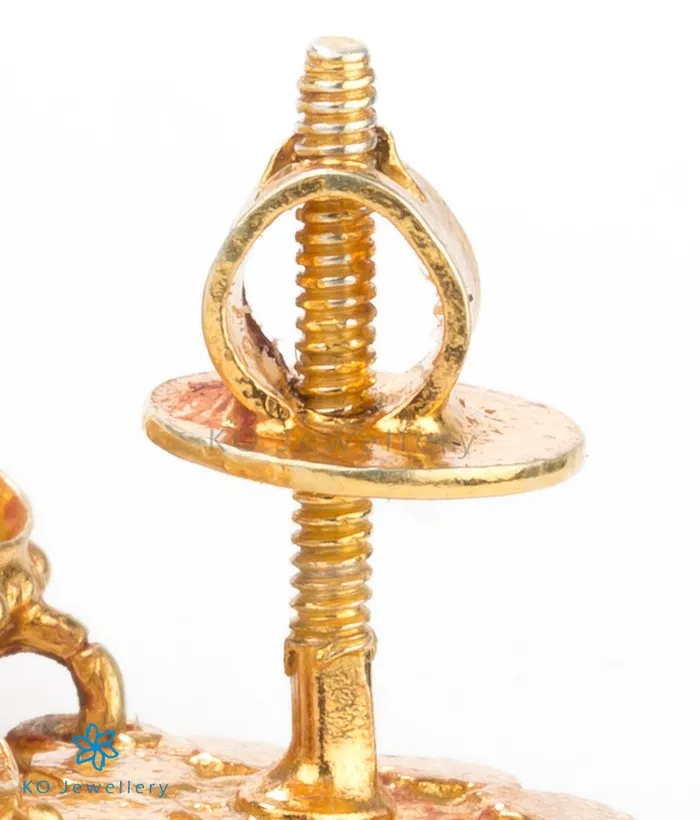 Silversmith Earrings The Isha Silver Lakshmi Chand Bali Earrings