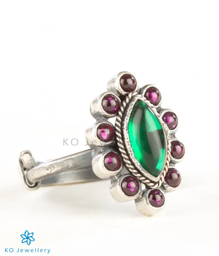 Silversmith Rings The Vanya Kemp Silver Finger RingOxidised