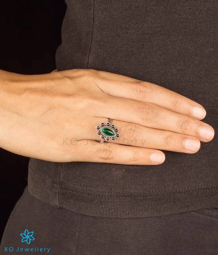 Silversmith Rings The Vanya Kemp Silver Finger RingOxidised