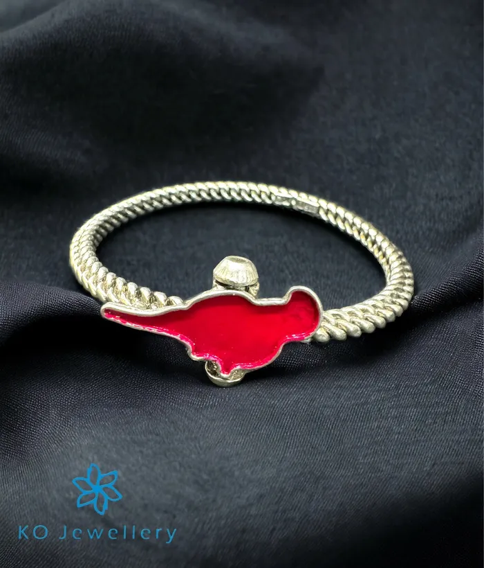 The Silver Parrot Antique Openable Bracelet Size 26 Silversmith Bracelets
