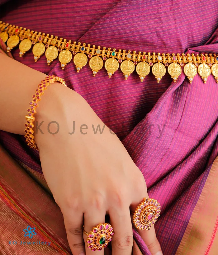 The Vagmi Silver Navratna Lakshmi Kasumala Coin NecklaceWaistbelt Silversmith Necklaces The Vagmi Silver Navratna Lakshmi Kasumala Coin NecklaceWaistbelt Silversmith Necklaces
