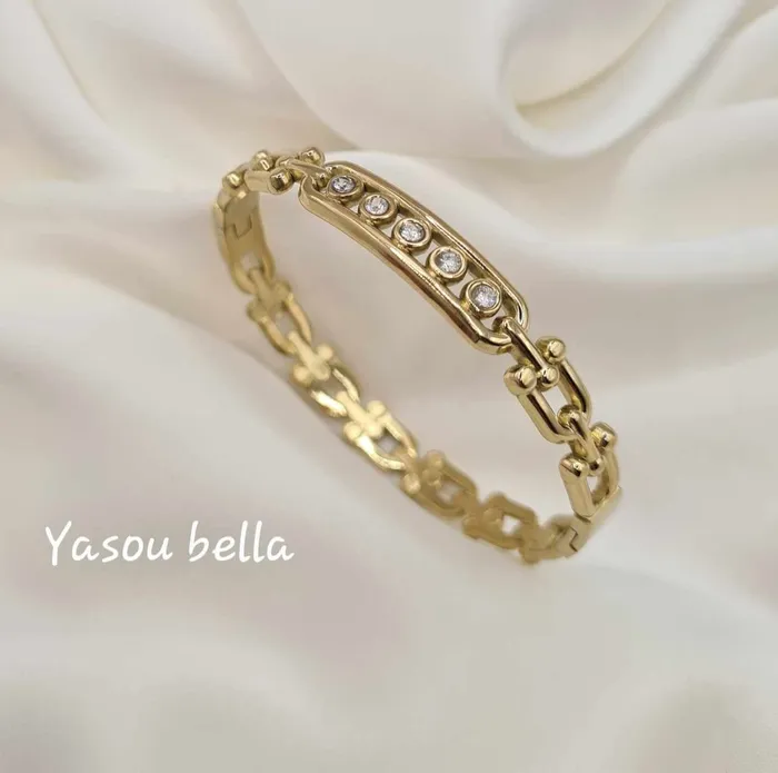 Bracelets Yasou Jewelry Bracelet Maillon Box d 6 cm