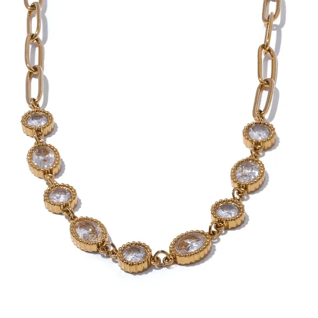 Necklaces Mabel Love Co Cubic Zirconia Necklace