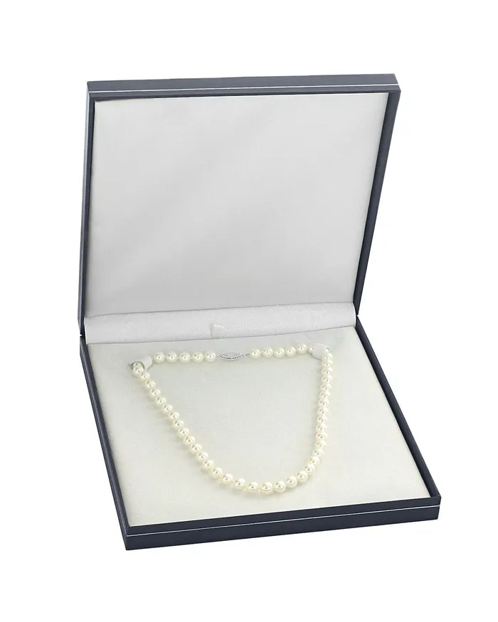 Necklaces White Japanese Akoya Pearl Necklace 100105mm AAA Quality SPT