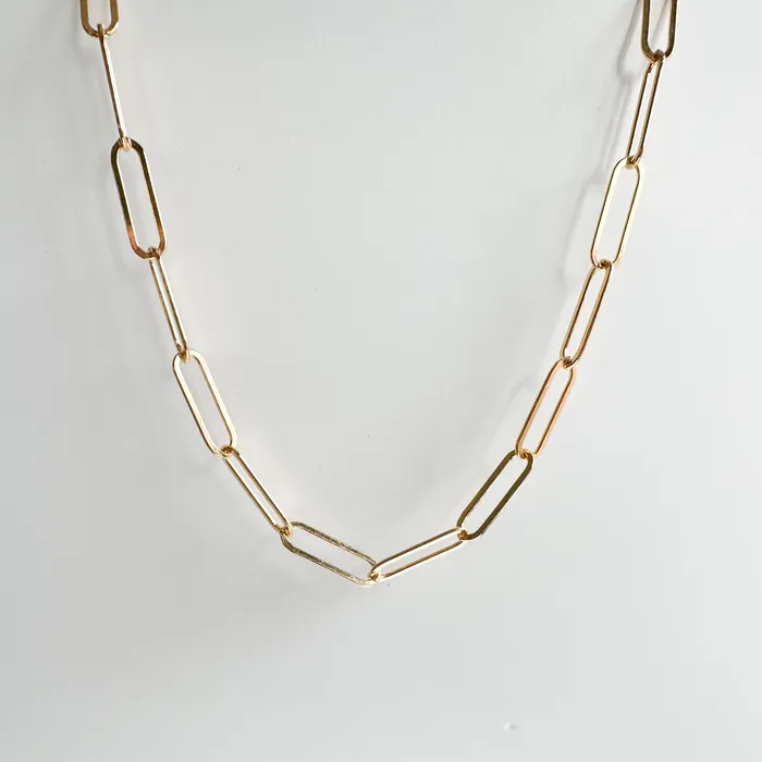 PreStyled Sets Lola Chunky Paperclip Chain Gold Fill Sheena Marshall Jewelry PreStyled Sets Lola Chunky Paperclip Chain Gold Fill Sheena Marshall Jewelry