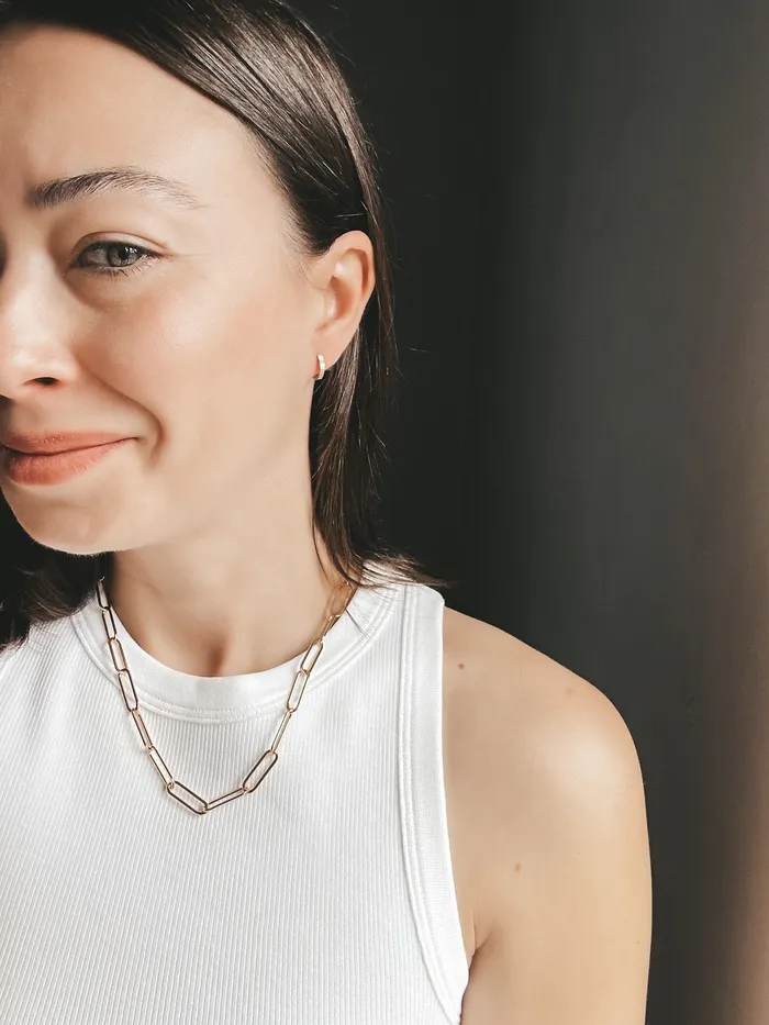 PreStyled Sets Lola Chunky Paperclip Chain Gold Fill Sheena Marshall Jewelry