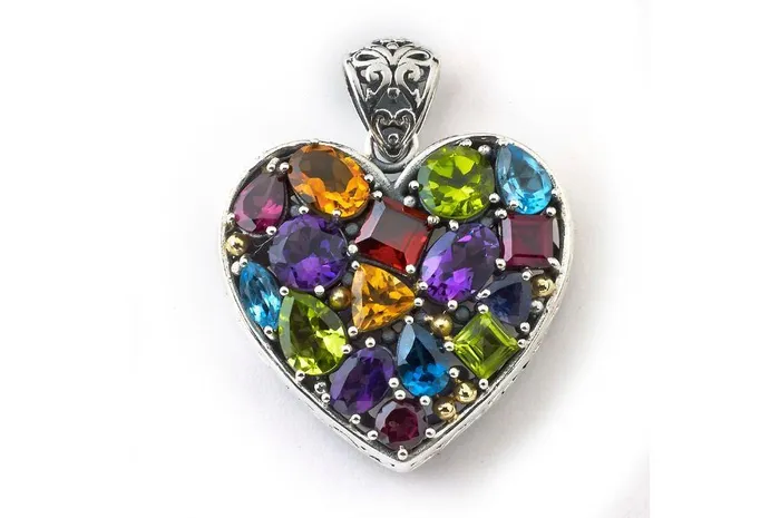 Samuel B Necklaces Kala Heart Pendant