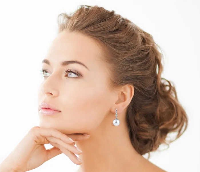 SPT Earrings Pink Freshwater Pearl Diamond Michelle Earrings