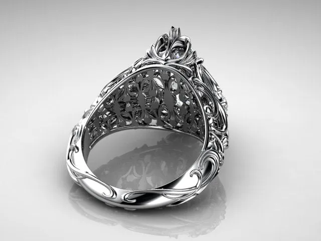 vendorunknown Rings Christopher Michael Designed Marquise Diamond Engagement Ring