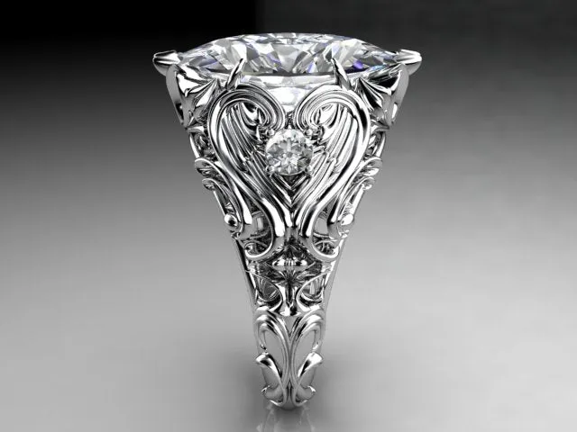 vendorunknown Rings Christopher Michael Designed Marquise Diamond Engagement Ring