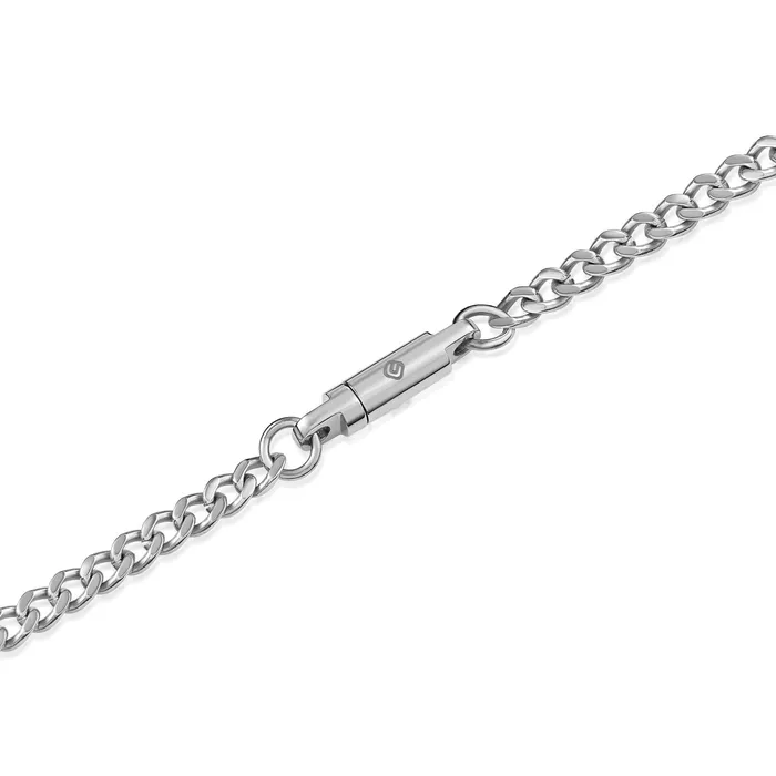 Eternity Collars Necklaces Chain Necklace with Locking Clasp Titanium