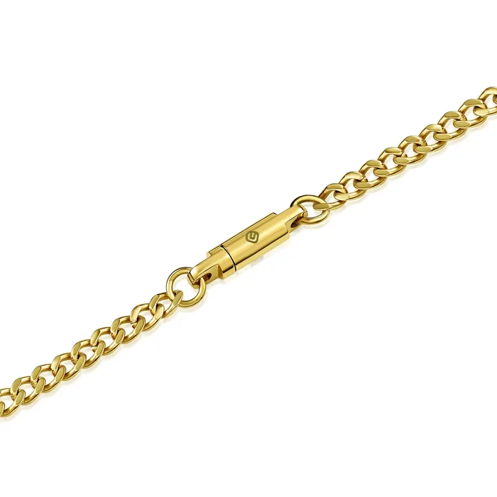 Eternity Collars Necklaces Chain Necklace with Locking Clasp Titanium