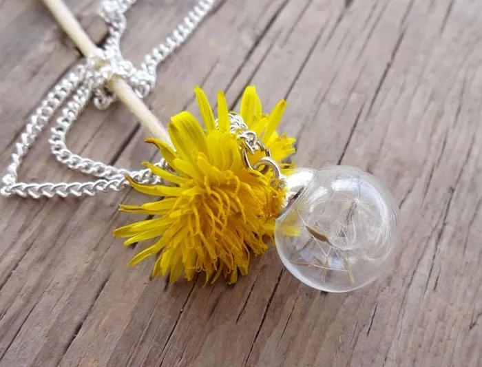 Fancy Dandelion Necklace Fancy Necklaces
