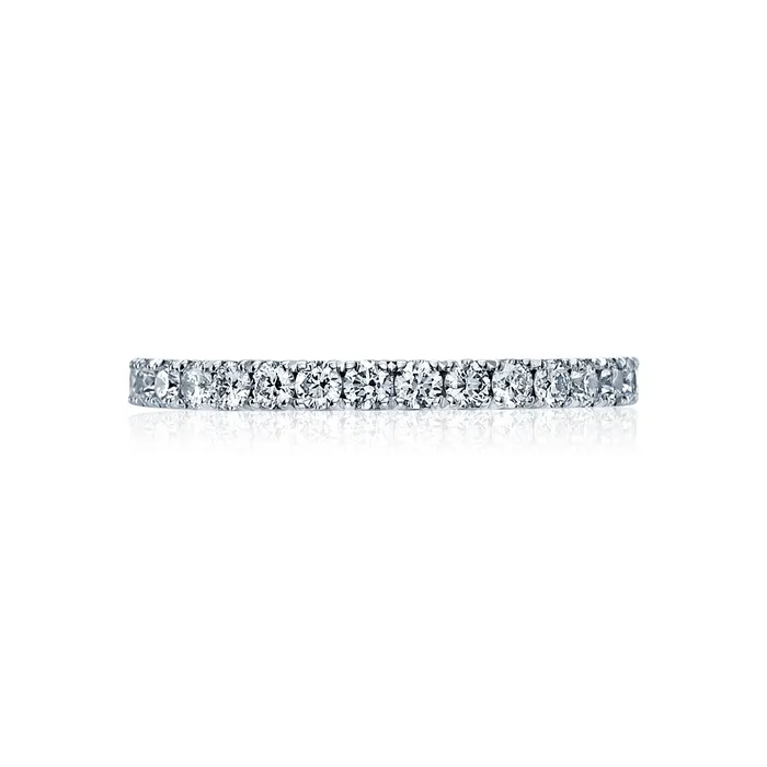 International Diamond Center Rings Tacori 18k White Gold Clean Crescent Diamond Wedding Band 103 CTW International Diamond Center Rings Tacori 18k White Gold Clean Crescent Diamond Wedding Band 103 CTW