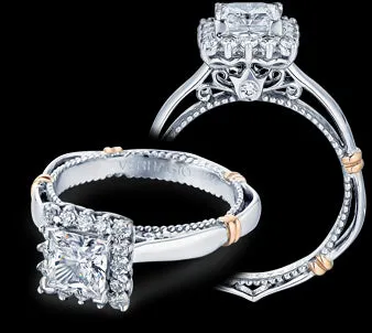 International Diamond Center Rings Verragio Parisian Princess Diamond Engagement Ring Setting 025 CTW International Diamond Center Rings Verragio Parisian Princess Diamond Engagement Ring Setting 025 CTW