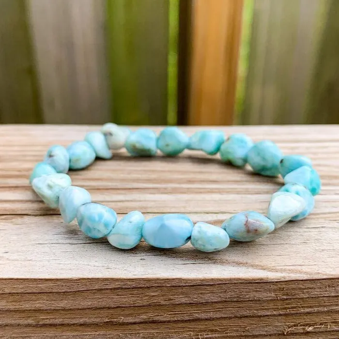 Larimar Tumbled Stone Bracelet Magic Crystals Bracelets