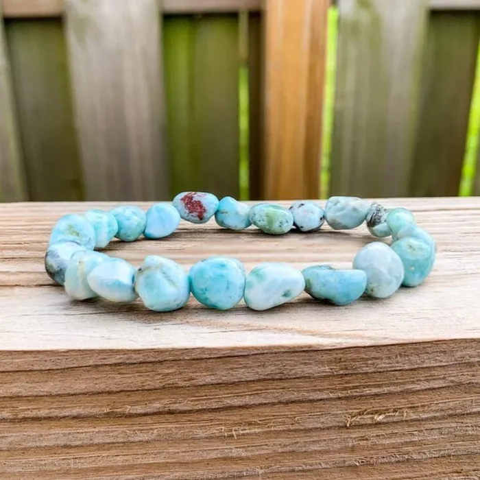 Larimar Tumbled Stone Bracelet Magic Crystals Bracelets
