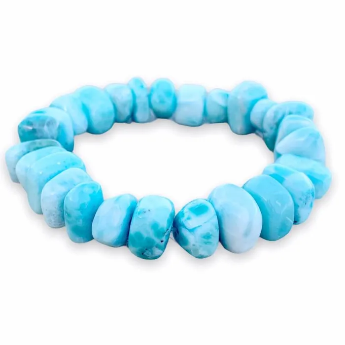 Larimar Tumbled Stone Bracelet Magic Crystals Bracelets