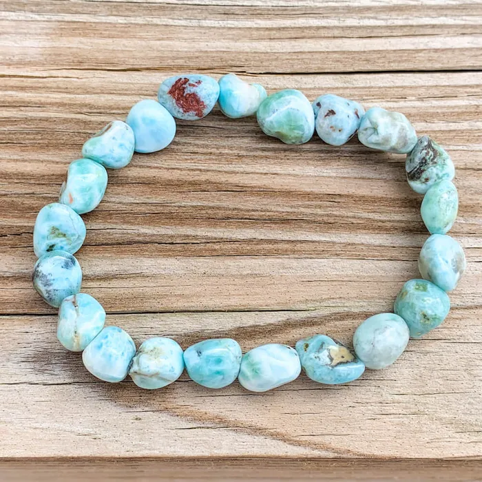 Larimar Tumbled Stone Bracelet Magic Crystals Bracelets