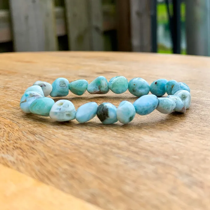 Larimar Tumbled Stone Bracelet Magic Crystals Bracelets