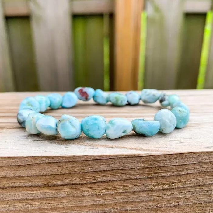 Larimar Tumbled Stone Bracelet Magic Crystals Bracelets