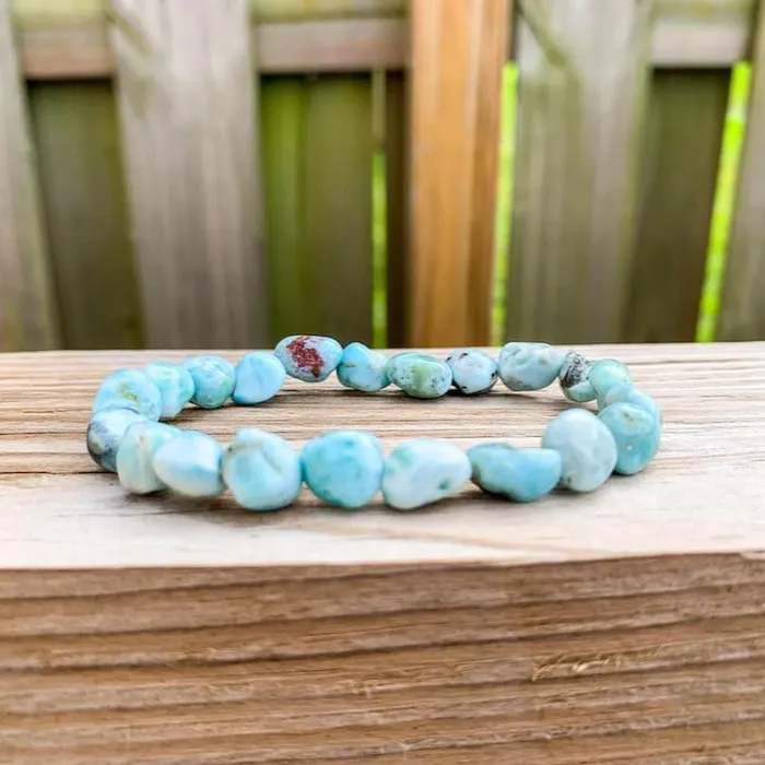 Larimar Tumbled Stone Bracelet Magic Crystals Bracelets