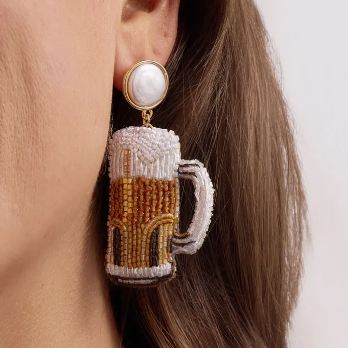 Mignonne Gavigan Beer Drop Earrings Earrings Mignonne Gavigan Beer Drop Earrings Earrings