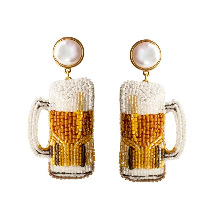 Mignonne Gavigan Beer Drop Earrings Earrings Mignonne Gavigan Beer Drop Earrings Earrings