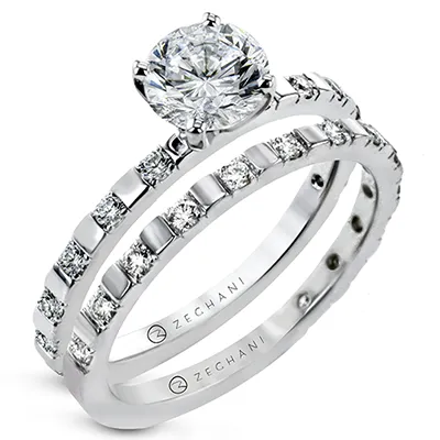 Rings International Diamond Center Zeghani Engagement Ring and Wedding Band Set ZR2117 Rings International Diamond Center Zeghani Engagement Ring and Wedding Band Set ZR2117