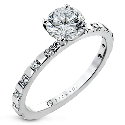 Rings International Diamond Center Zeghani Engagement Ring and Wedding Band Set ZR2117 Rings International Diamond Center Zeghani Engagement Ring and Wedding Band Set ZR2117