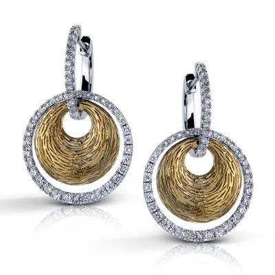 Simon G me1523 Earring in 18k Gold with Diamonds International Diamond Center PreStyled Sets Simon G me1523 Earring in 18k Gold with Diamonds International Diamond Center PreStyled Sets