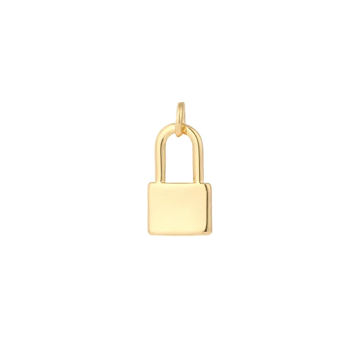VibeSzn Charm Necklaces Lock Charm