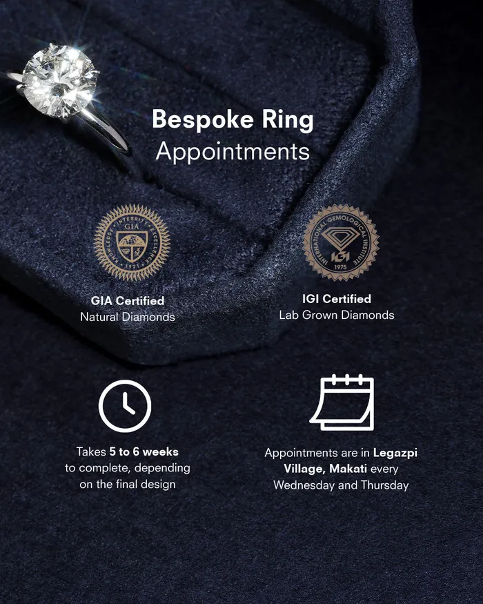 2ct 14K White Gold Diamond Ring Penny Pairs Rings