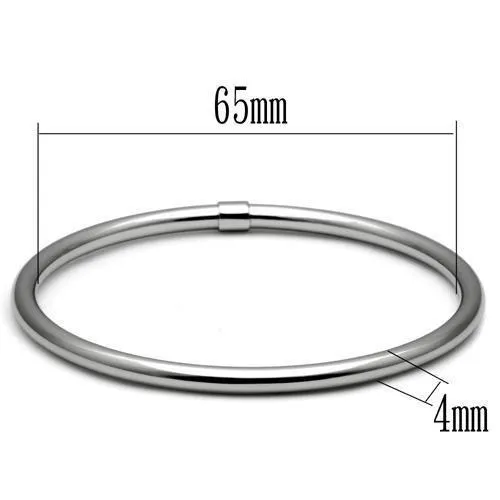 Alamode Bracelets TK409 High polished no plating Stainless Steel Bangle with No Stone