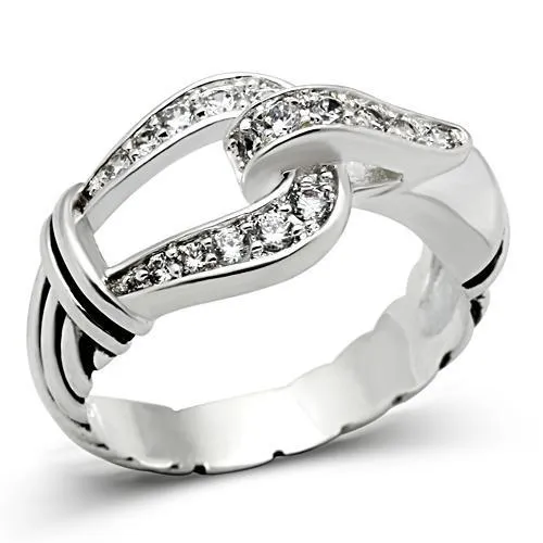 Alamode SS050 Silver 925 Sterling Silver Ring with AAA Grade CZ in Clear Rings Alamode SS050 Silver 925 Sterling Silver Ring with AAA Grade CZ in Clear Rings