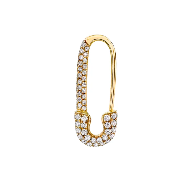 anitako Earrings MINI DIAMOND SAFETY PIN EARRING