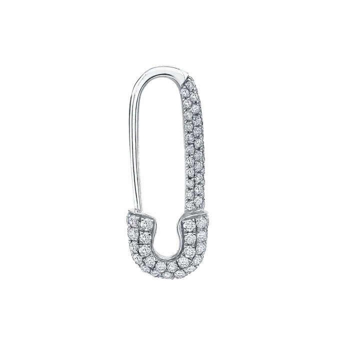 anitako Earrings MINI DIAMOND SAFETY PIN EARRING