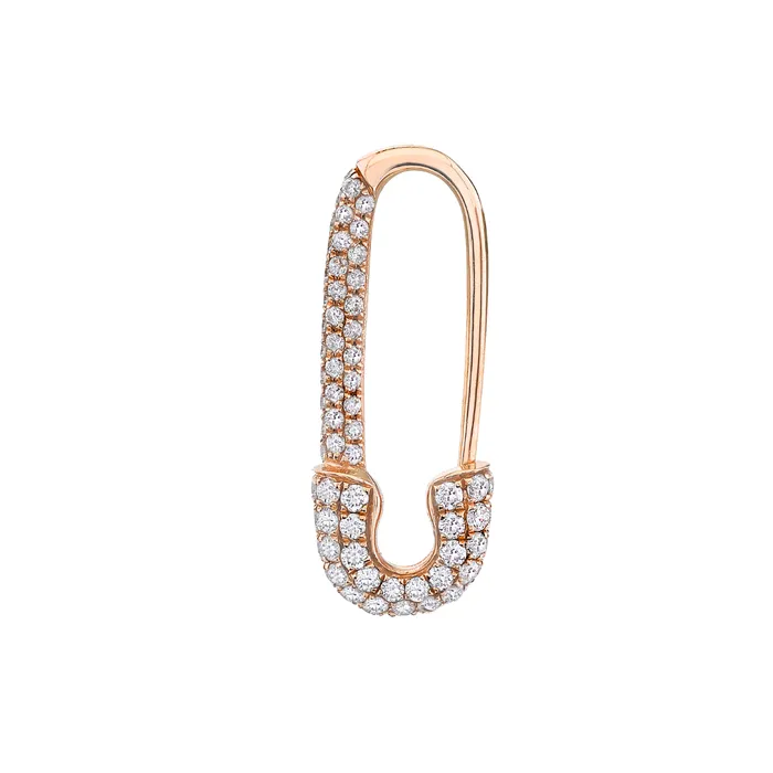 anitako Earrings MINI DIAMOND SAFETY PIN EARRING
