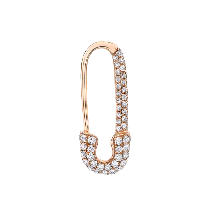 anitako Earrings MINI DIAMOND SAFETY PIN EARRING