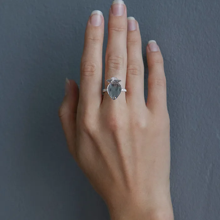 anitako Rings DIAMOND LOULOU LOCKET RING