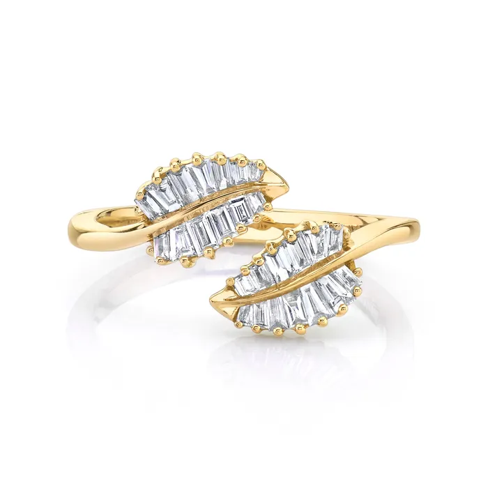 anitako Rings SMALL PALM LEAF DIAMOND RING